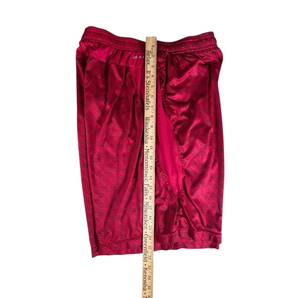 Nike Dri-FIT Red Athletic Shorts Men's Size L Performance Training Gym Running - Picture 7 of 9